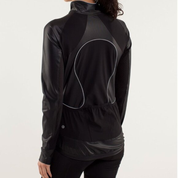 Lululemon Paceline Jacket Black SZ 6- Biking - Picture 1 of 13